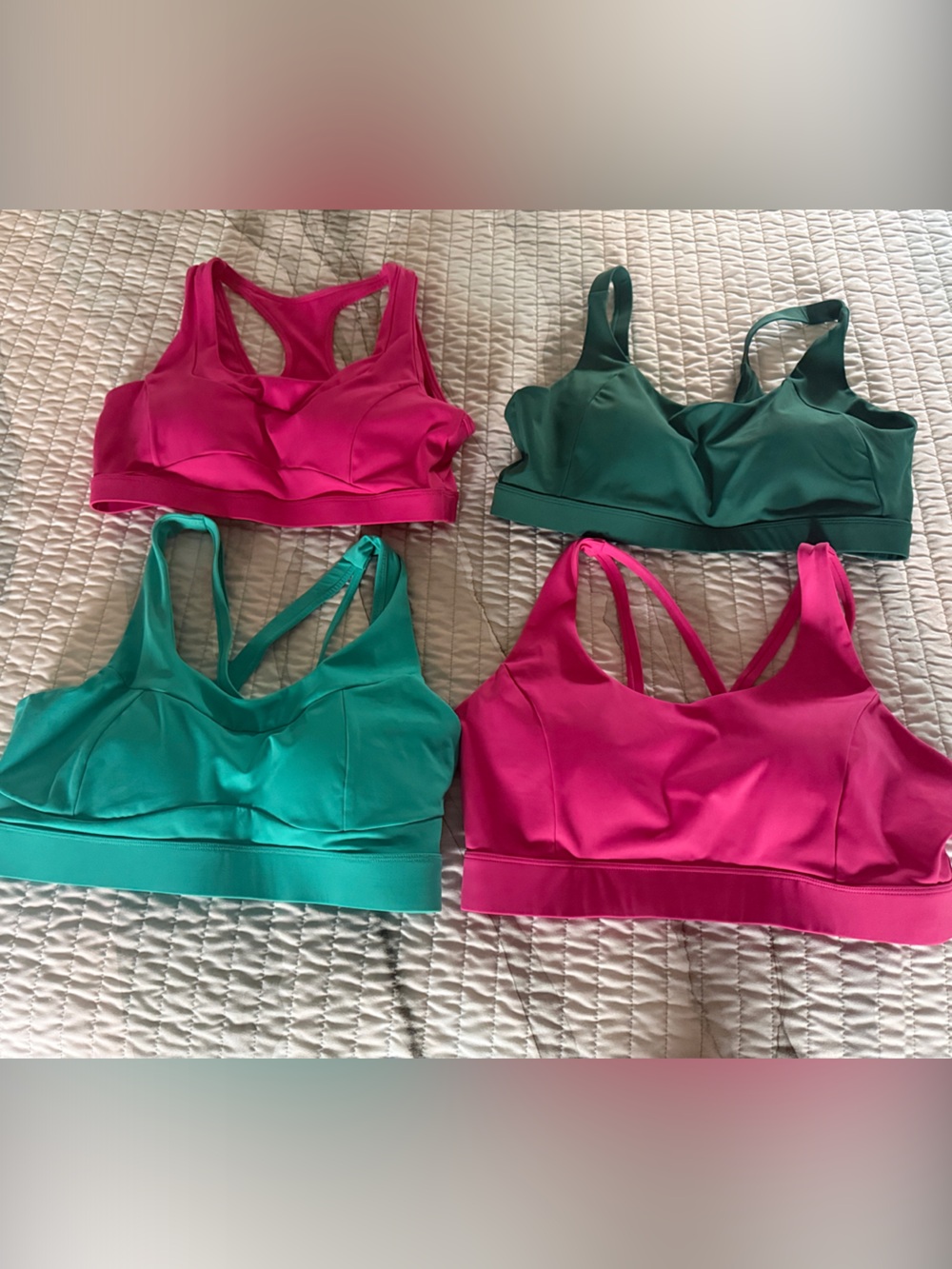 XL Sports Bra Molded Cups Running Girl